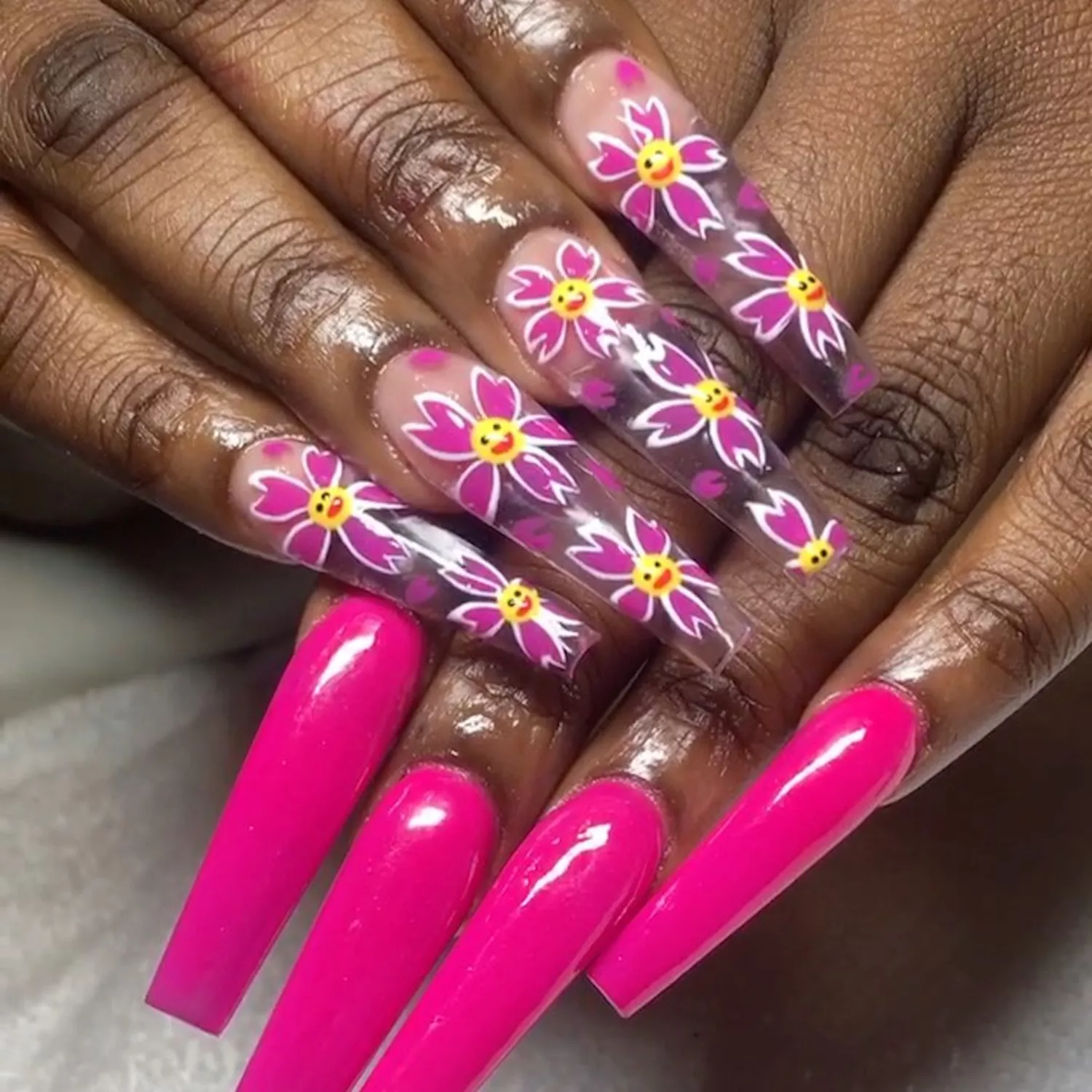 Spring manicure in pink and lilac colours: 19 most beautiful and origkinal ideas