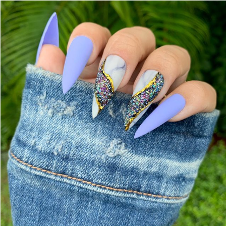 These Geode Nail Designs Are a Crystal-Lover's Dream