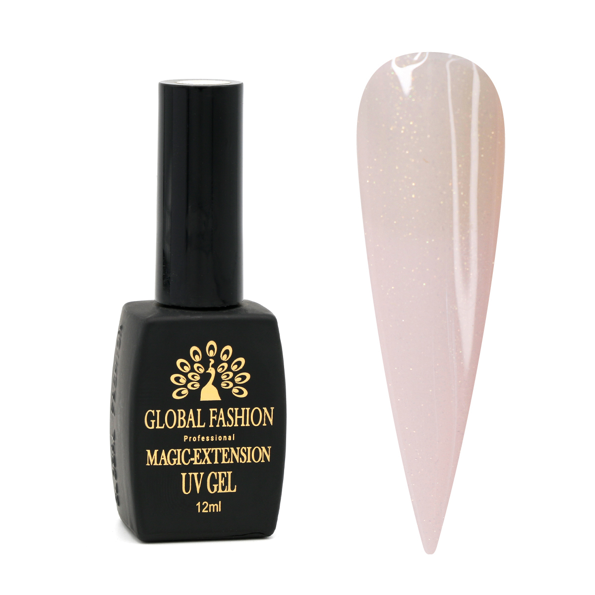 Гель Global Fashion с шиммером Magic-Extension 12 мл, 04
