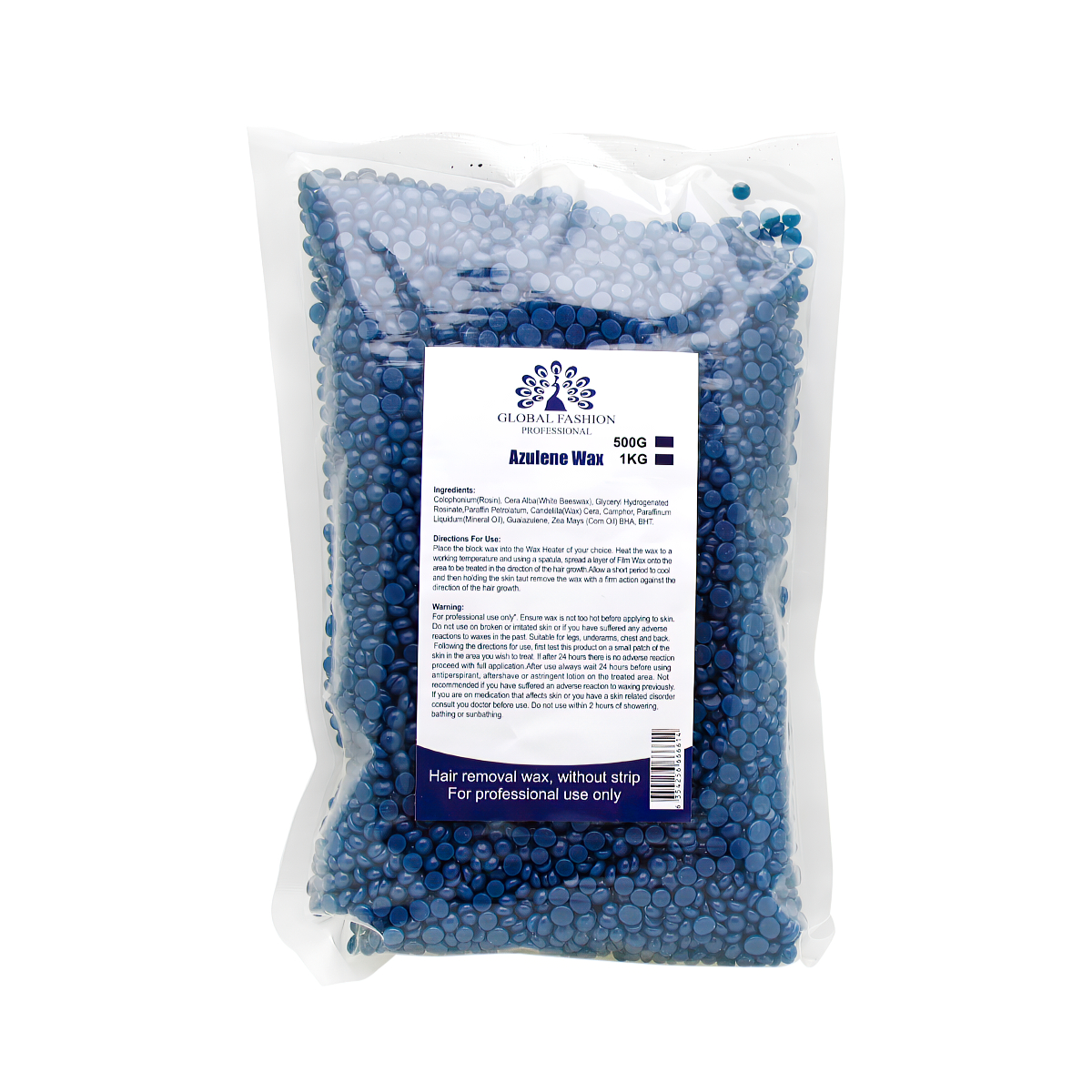 Горячий воск в гранулах Azulene 500 гр