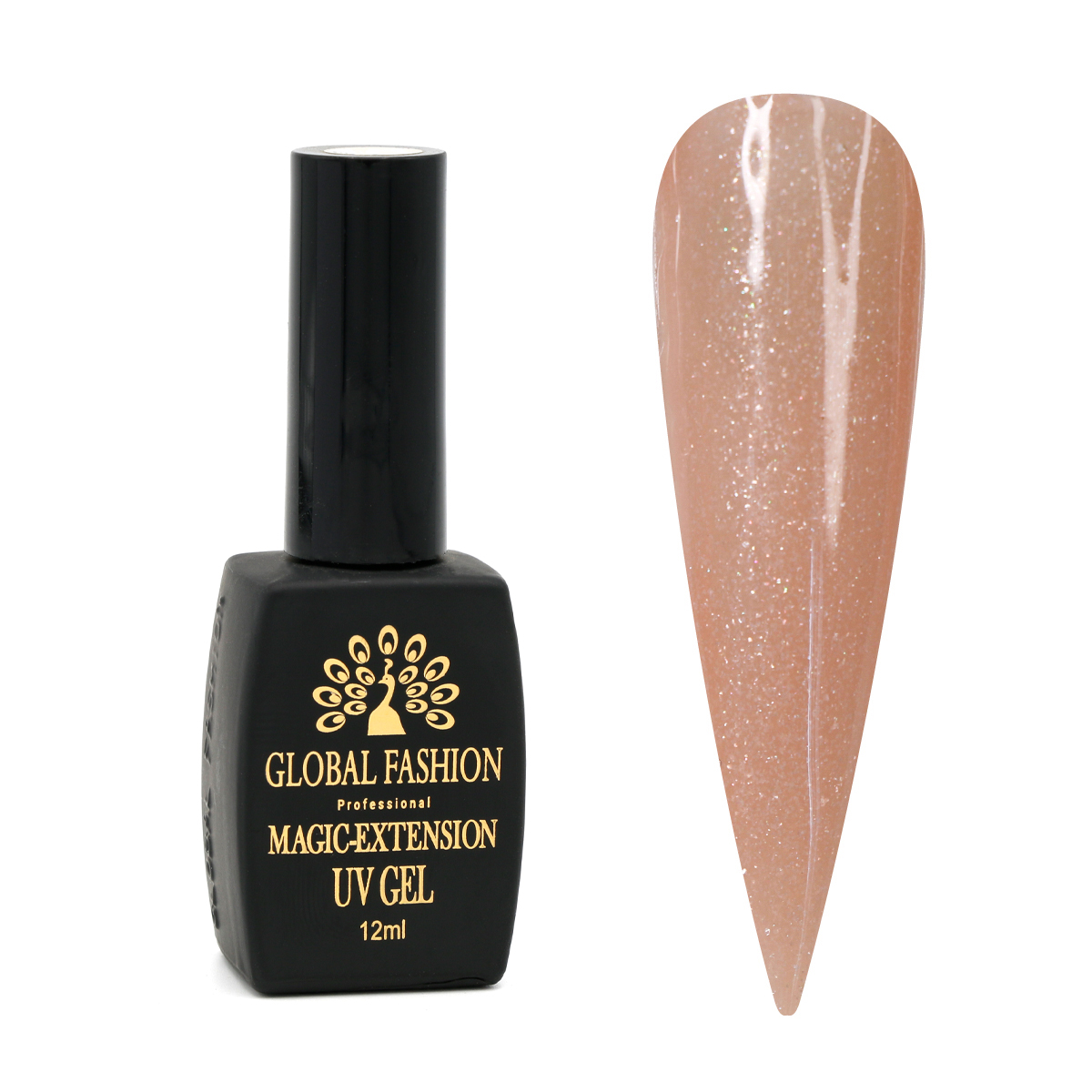 Гель Global Fashion с шиммером Magic-Extension 12 мл, 10