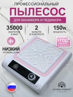 Вытяжка для маникюра Global Fashion, 35тыс об. 150w, GF-8643, pink