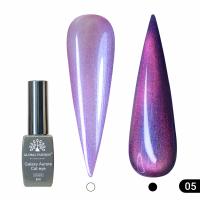 Гель лак кошачий глаз Galaxy Aurora Cat Eye Global Fashion, 8мл, 005