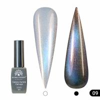 Гель лак кошачий глаз Galaxy Aurora Cat Eye Global Fashion, 8мл, 009