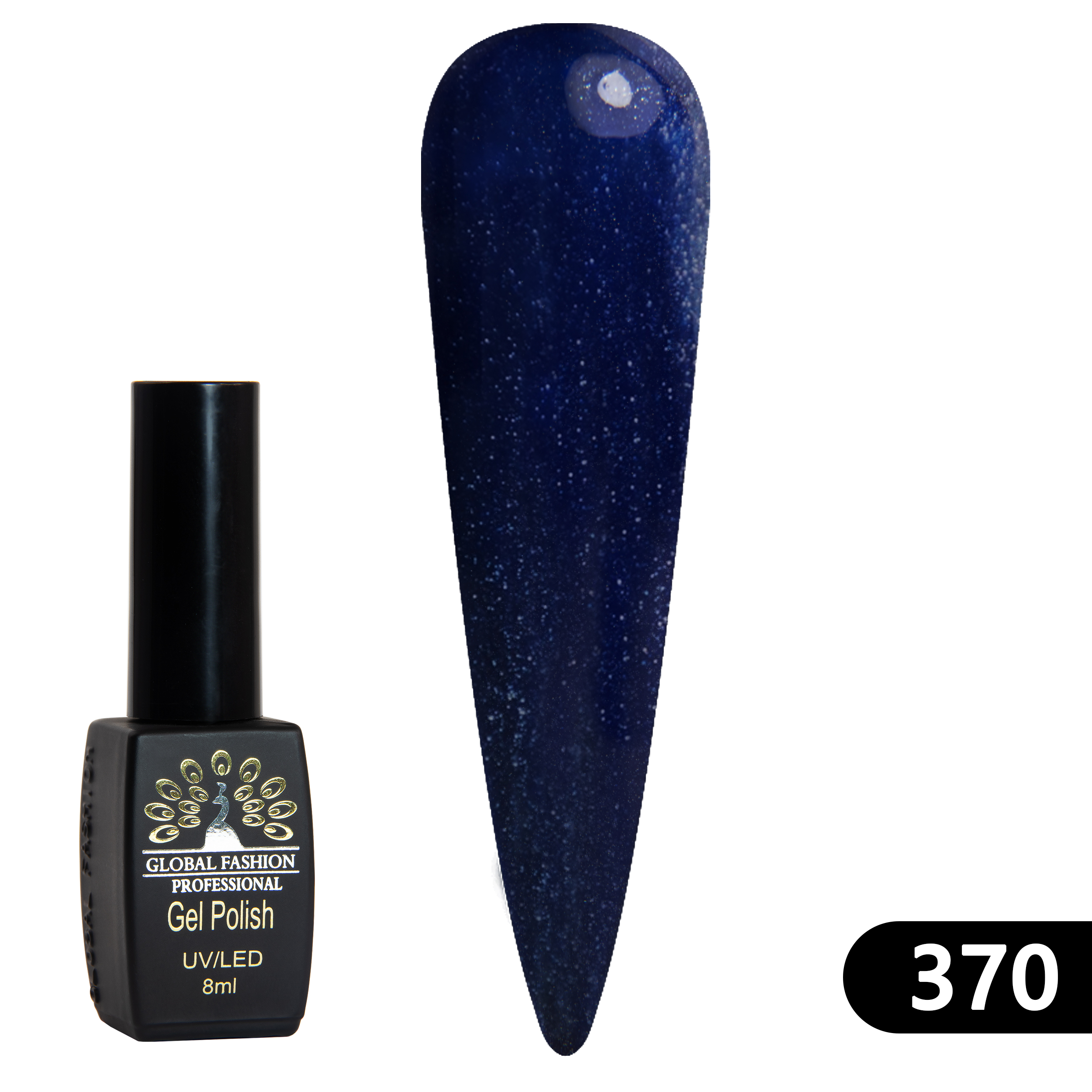 Гель лак BLACK ELITE 370, Global Fashion 8 мл