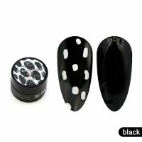 Гель-краска  для дизайна, Global Fashion,  Poke&Hole Gel, 5gr, black