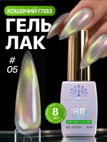 Гель лак кошачий глаз, Global Fashion, IRIS cat eyes 8ml, 05