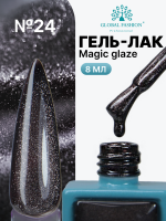 Гель лак кошачий глаз, Global Fashion, Magic Glaze cat eyes, 8ml, 24