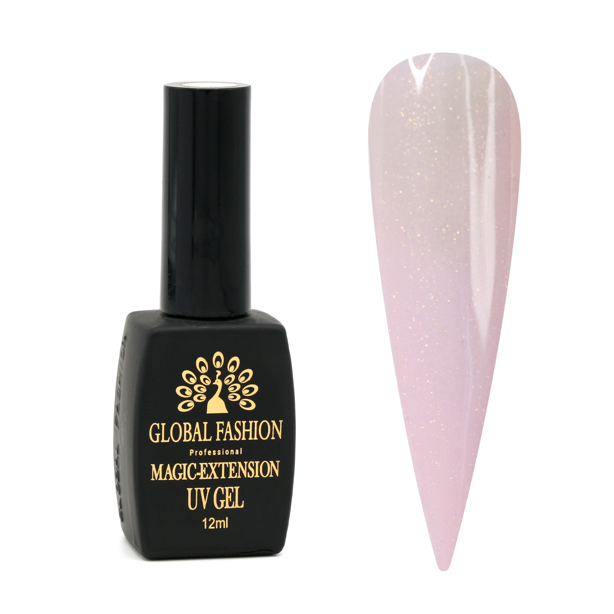 Гель Global Fashion с шиммером Magic-Extension 12 мл, 03