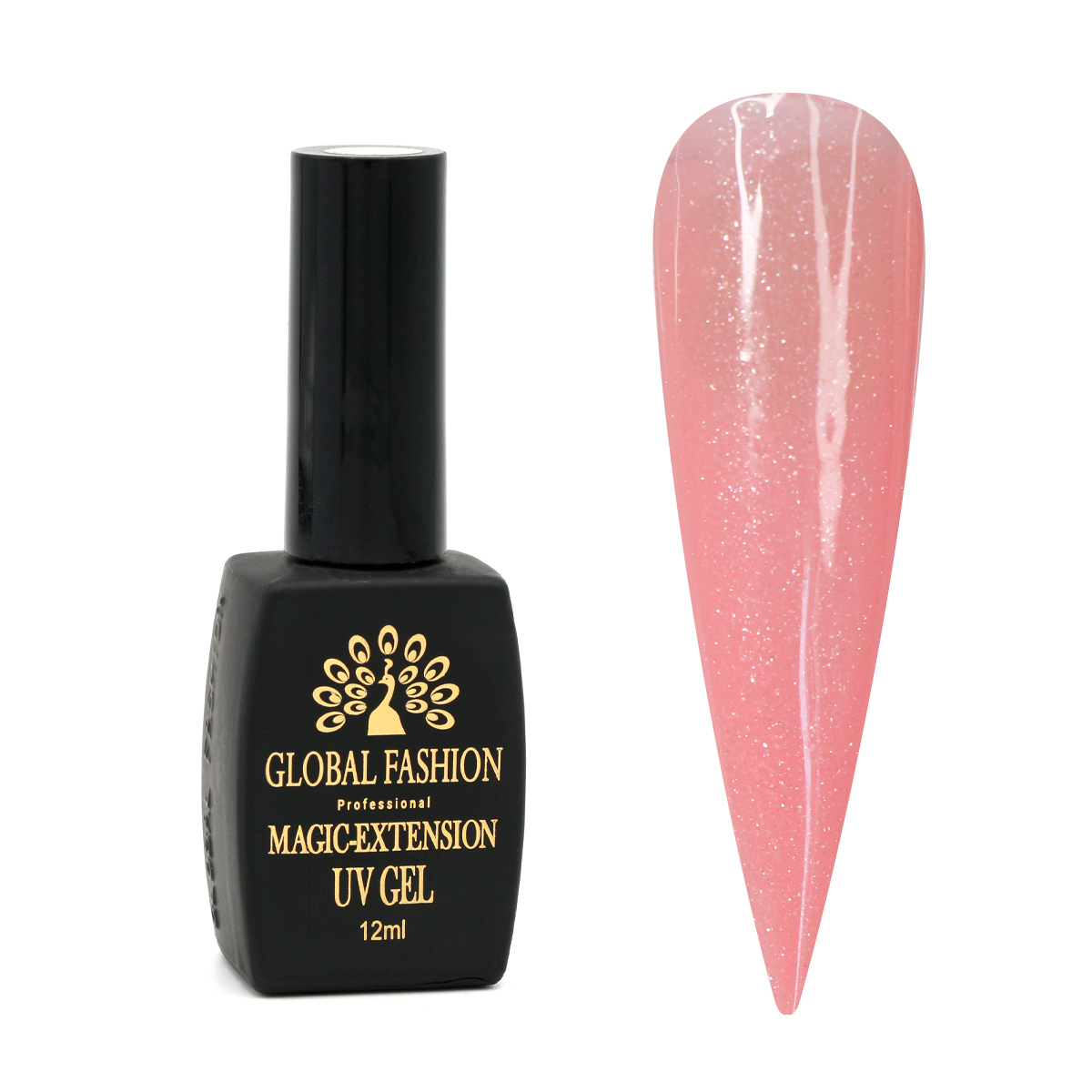 Гель Global Fashion с шиммером Magic-Extension 12 мл, 12