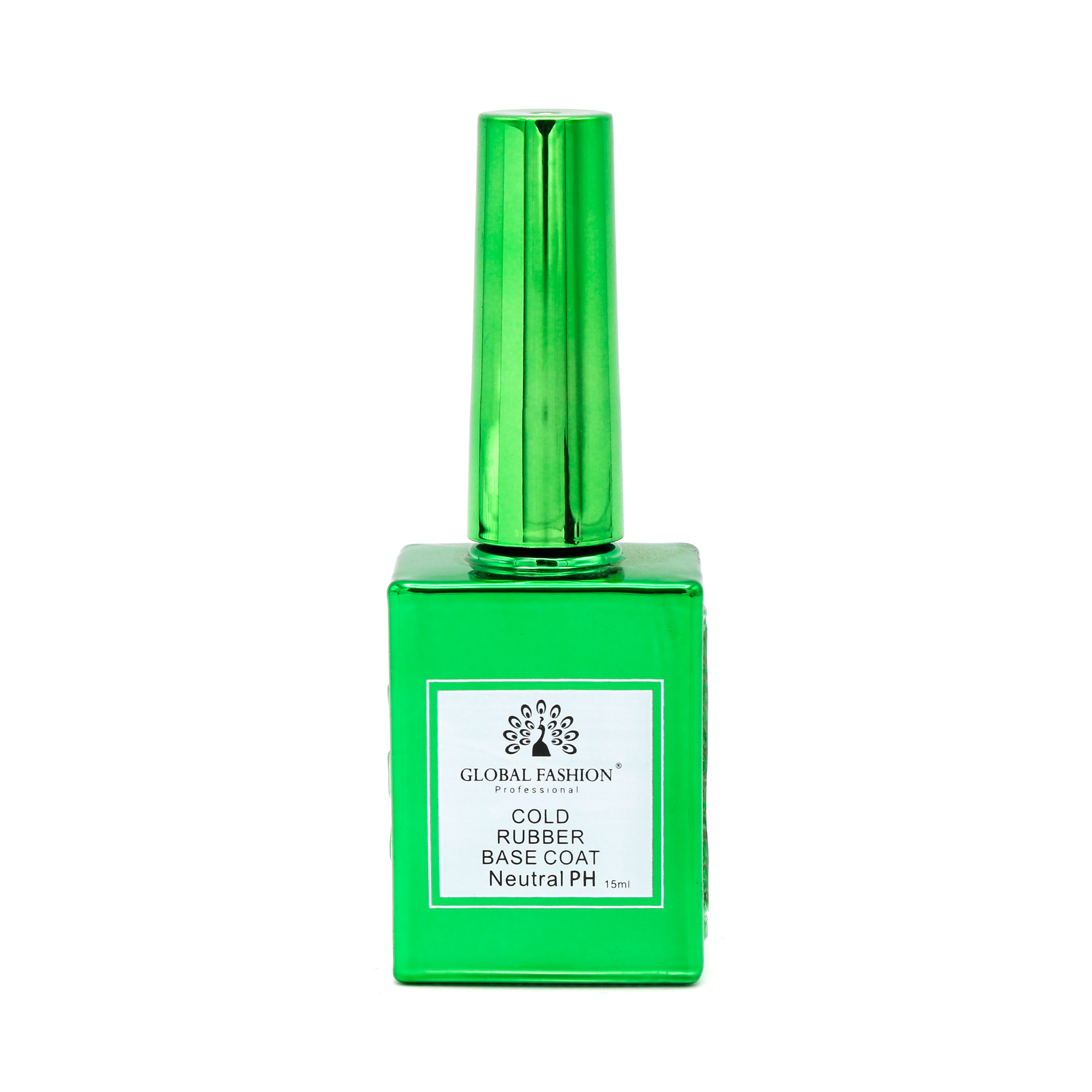 Холодная база для гель лака Global Fashion, Cold Rubber Base Coat 15 мл