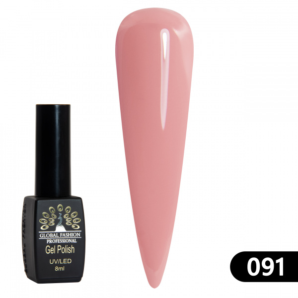 Гель лак BLACK ELITE 091, Global Fashion 8 мл