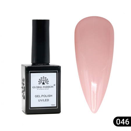 Гель лак Global Fashion, Gel polish 15 ml, 46