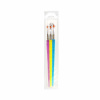 Кисти для геля овал Global Fashion SAM-23, 3 шт