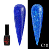 Гель лак Disco Gel Polish, Global Fashion, светоотражающий, 8 мл C10