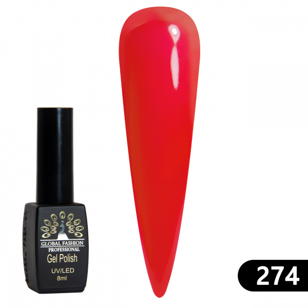 Гель лак BLACK ELITE 274, Global Fashion 8 мл