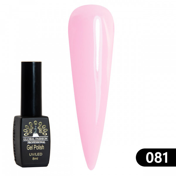Гель лак BLACK ELITE 081, Global Fashion 8 мл