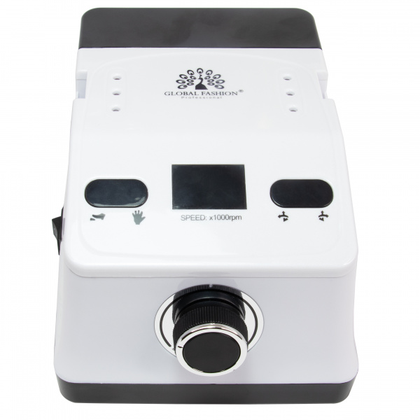Аппарат для маникюра и педикюра Global Fashion 50000 об 80W, ZS-718-white