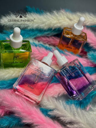 Масло укрепляющее двухфазное для ногтей Lavender, Global Fashion, 60 мл