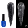 Каучуковая база Disco Opal светоотражающая Global Fashion 8 мл, 10