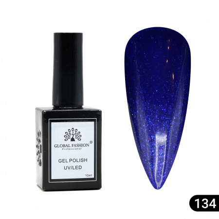 Гель лак Global Fashion, Gel polish 15 ml, 134