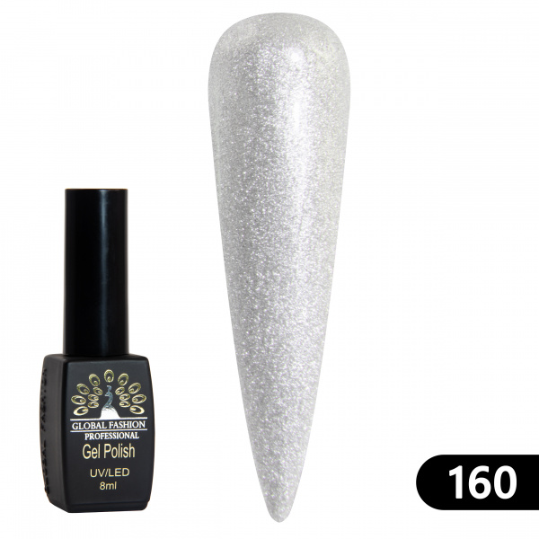 Гель лак BLACK ELITE 160, Global Fashion 8 мл