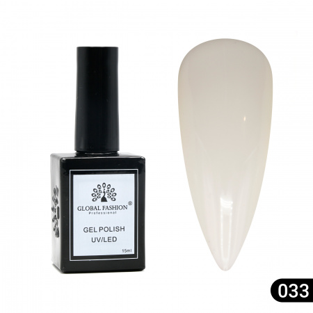 Гель лак Global Fashion, Gel polish 15 ml, 33