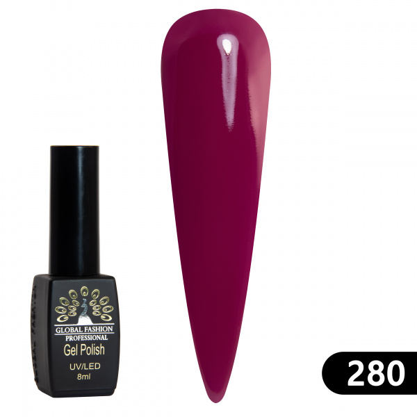 Гель лак BLACK ELITE 280, Global Fashion 8 мл