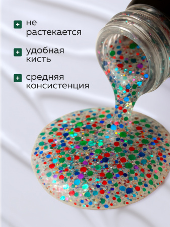 Гель лак Global Fashion, Gel polish 15 ml, 137