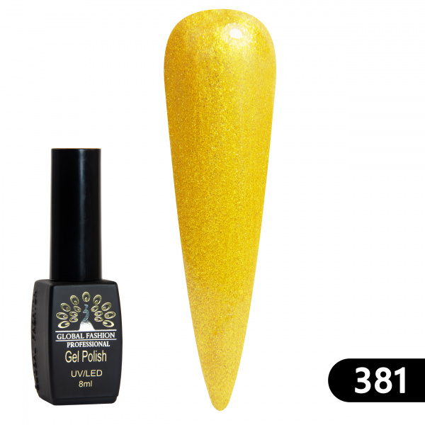 Гель лак BLACK ELITE 381, Global Fashion 8 мл