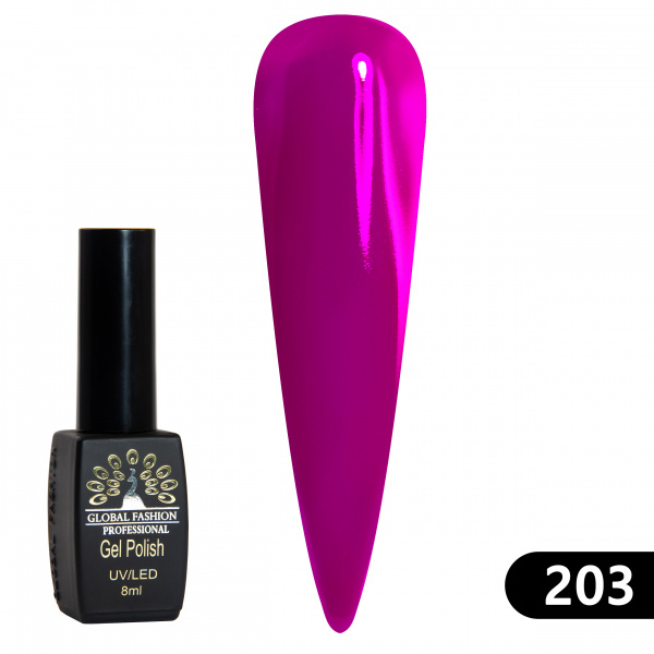 Гель лак BLACK ELITE 203, Global Fashion 8 мл