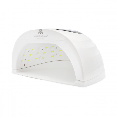 Лампа для ногтей Led/uv 288W с дисплеем, Global Fashion, GF-D03, white