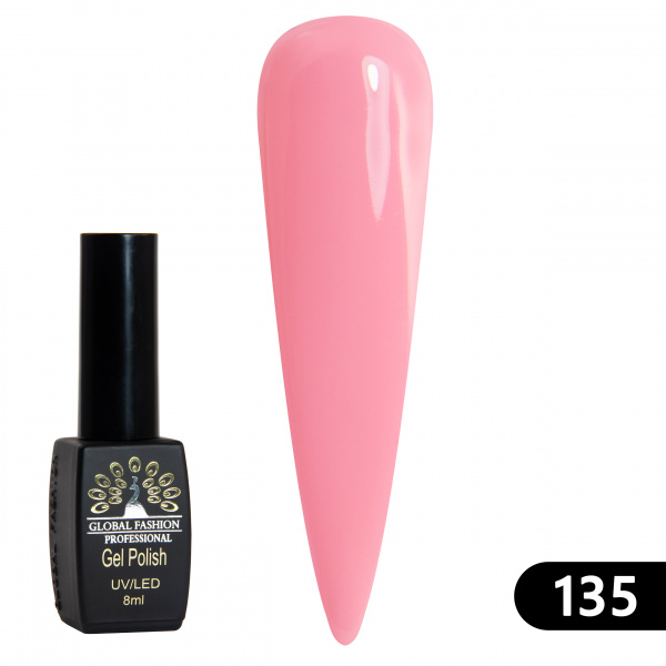 Гель лак BLACK ELITE 135, Global Fashion 8 мл