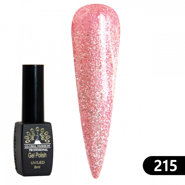 Гель лак BLACK ELITE 215, Global Fashion 8 мл