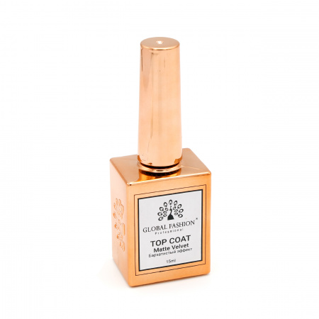 Топ с бархатным эффектом без липкого слоя (топ/финиш) Global Fashion, Matte Top Coat 15 мл