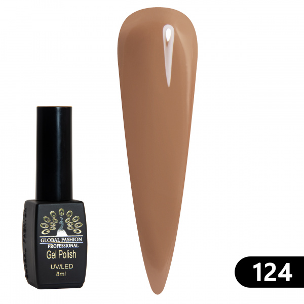 Гель лак BLACK ELITE 124, Global Fashion 8 мл