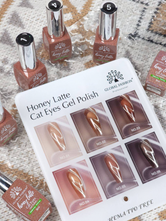 Гель лак Global Fashion 8ml, Honey Latte Gel Polish 05