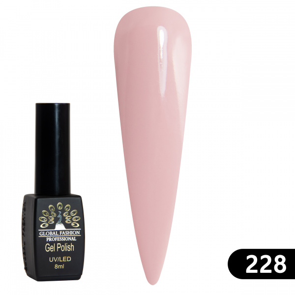 Гель лак BLACK ELITE 228, Global Fashion 8 мл