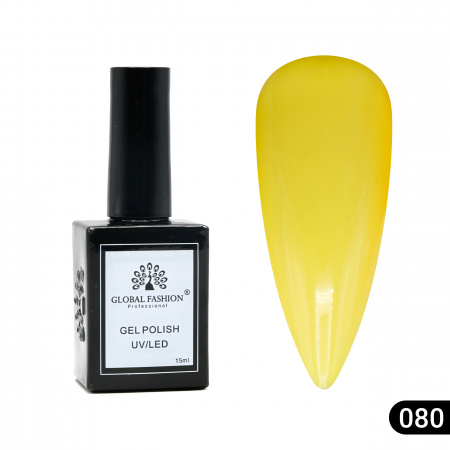 Гель лак Global Fashion, Gel polish 15 ml, 80