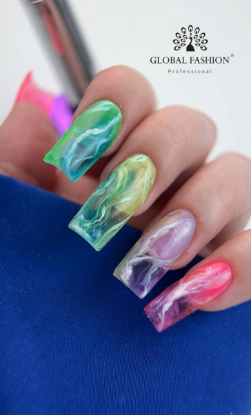 Гель для наращивания 6 in 1 crystal gel jelly colour, 15 мл, 6601