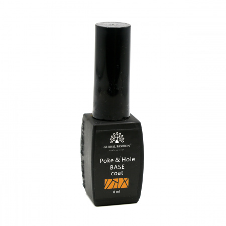 Основа для дизайна, Global Fashion, Poke&Hole Base Coat, 8ml