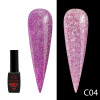 Гель лак Disco Gel Polish, Global Fashion, светоотражающий, 8 мл C04