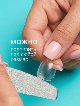 Гелевые типсы для наращивания 240 шт, для педикюра