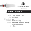 Керамическая насадка, закруглённый конус, красной насечкой, F 3/32* Umbrella ST(C)