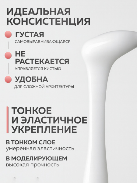 Гель для ногтей KERATIN BUILDER GEL 15g K3 молочный
