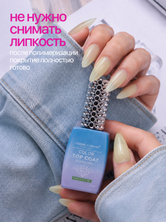 Топ цветной, Color Top Coat 12 мл, 14