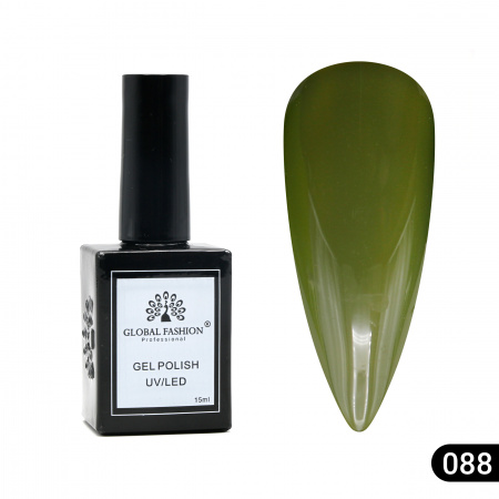 Гель лак Global Fashion, Gel polish 15 ml, 88