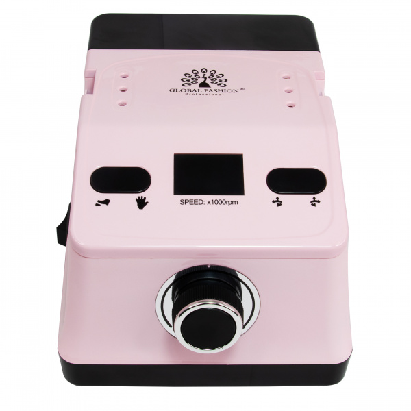 Аппарат для маникюра и педикюра Global Fashion 50000 об 80W, ZS-718-pink