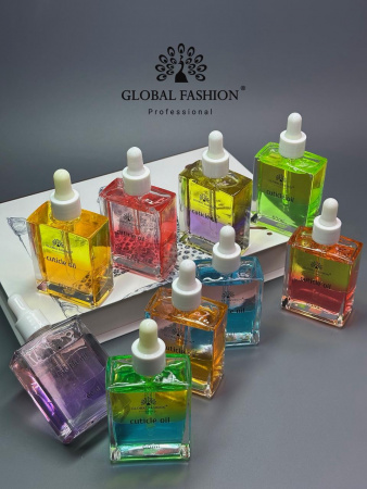 Масло укрепляющее двухфазное для ногтей Lavender, Global Fashion, 60 мл