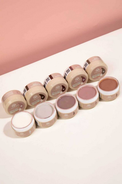 Гель для наращивания Mocha Rose Collection Builder Gel 15 gr, Global Fashion, 01